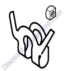 02340300 STOP AND NUT ASSY MultiQuip MVH308DZ Reversible Plate Compactor