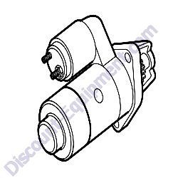 01723400 ELECTRIC STARTER 12V 1.0KW MultiQuip MVH308DZ Reversible Plate Compactor