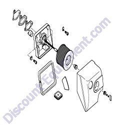 01713601 AIR FILTER INTAKE ASSY TOP MultiQuip MVH308DZ Reversible Plate Compactor