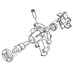107-9089 WATER PUMP ASM Genuine Toro OEM Part