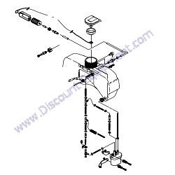 01832704 TANK 5L + DOUBLE FILTER Multiquip MVH308DZ Reversible Plate Compactor