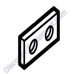 05079800 INTERMEDIATE PLATE MultiQuip MVH408DZ Reversible Plate Compactor