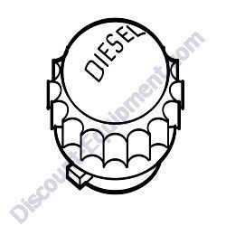 50385801 CAP, FUEL TANK Multiquip MVH508DZ Reversible Plate Compactor
