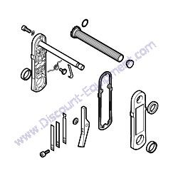 01027805 CRANK HANDLE-SAFETY ASSY Multiquip MVH508DZ Reversible Plate Compactor