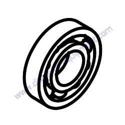 042006000 BEARING MultiQuip MVH128GH Reversible Plate Compactor