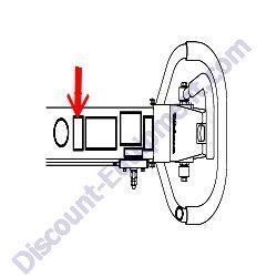 920214100 DECAL E/G FIRE WARNING MultiQuip MVH208GH Reversible Plate Compactor