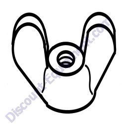 90325044000 NUT WING MultiQuip MVH158GH Reversible Plate Compactor