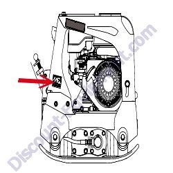 920220220 DECAL MQ MARK 72X57 MultiQuip MVH158GH Reversible Plate Compactor