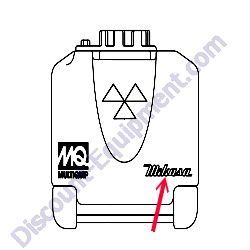 920105070 DECAL MIKASA MARK 125MM MultiQuip MVC88VTH-MVC88VTHW Forward Plate Compactor