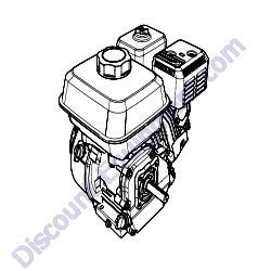 GX240UT1QA2 ENGINE HONDA 8.0 HP MultiQuip MC64SH-MC64PH-MC64SE-MC64PE Concrete Mixer