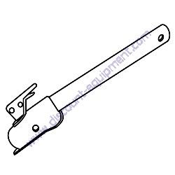 HBC1 (HBC-1) TOW POLE BALL HITCH 2" MultiQuip MC94SH MC94PH MC94SE MC94PE Concrete Mixer