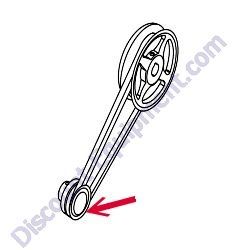 504075 DRIVE PULLEY 8.0 HP MultiQuip MC94SH-MC94PH-MC94SE-MC94PE Concrete Mixer