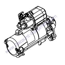 70232 Starter Generac Magnum MLT6SMD Light Tower