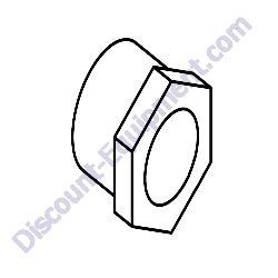 60755 Fitting straight .750MNPT x .500FNPT nylon Generac Magnum MLT6SMD Light Tower