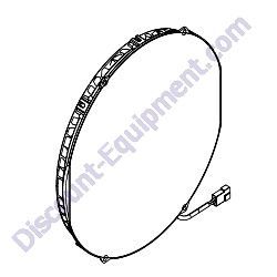 76187 Fan 14.0 diameter electric 12V Generac Magnum MLT6SMD Light Tower