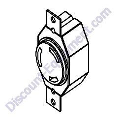 14137 Receptacle 240V/30A twist Generac Magnum MLT6SMDS Light Tower