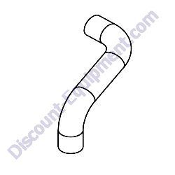 32383SRV Radiator Hose Upper Generac Magnum MLT6SMDS Light Tower