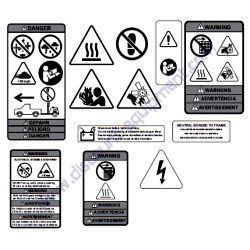 55016 Decal Safety Generac Magnum MLT6SMDS Light Tower