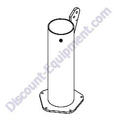 31218B Weldment mast rotation tube Generac Magnum MLT6SKDS Light Tower