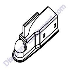 16830 Coupler 2.00 ball/2.50 channel Generac Magnum MLT6SKDS Light Tower