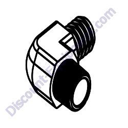 27673 Fitting 90 Degrees .750MNPT x .750 barb brass Generac Magnum MLT4060MVD Light Tower