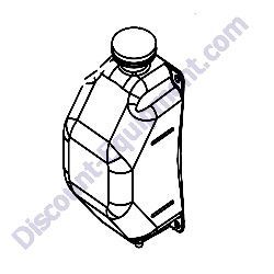 72010 Bottle overflow 1.1 qt. Generac Magnum MLT4060MVD Light Tower