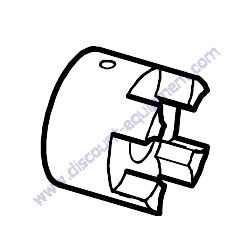 702007 COUPLER 3/4" DIA GAS ENGINE TK Equipment HM12 HM16 Mortar Mixer