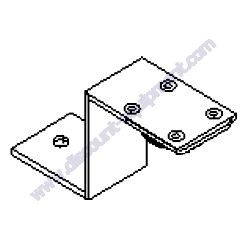 35550P-SGT BRACKET CASTER MOUNT GRAY Genie Load Lifter Material Lift