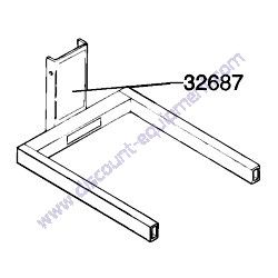 32687GT DECAL WARNING STANDARD FORK SAFETY Genie SLC-Series Material Lift