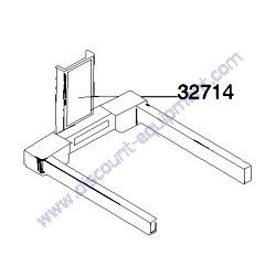 32714GT DECAL WARNING ADJUSTABLE FORK SETUP Genie SLC-Series Material Lift
