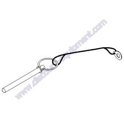 100309GT PIN LANYARD ASSEMBLY Genie SLC-Series Material Lift