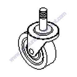 57746GT CASTER POST SW 3.5 DARK GRAY Genie SLC-Series Material Lift
