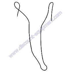 6444GT CABLE ASSEMBLY 7/32" 360" Genie SLA-10 Material Lift