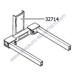 32714GT DECAL WARNING ADJUSTABLE FORK SETUP Genie SLA-Series Material Lift