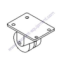 57734GT CASTER SW 4 X 1.5 RED Genie GL-Series Material Lift
