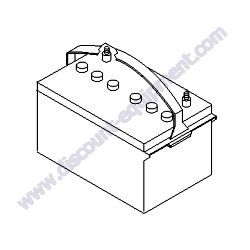 57159GT BATTERY 12V GRP 27 105 AH DRY Genie GL-Series Material Lift