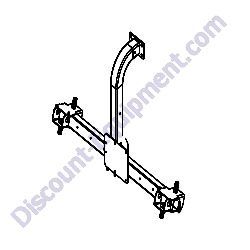 73200B Weldment mast crossbar Generac Magnum MLT4060MVD Light Tower