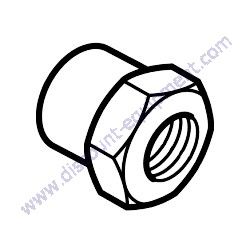 16585 FITTING BUSH 1/2" FP 3/4" MP Multiquip WSC55 Series Chemical Spray Cart