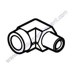 8053 FITTING 90 DEGREE 1/4" FP 1/4" MP Multiquip WSC55 Series Chemical Spray Cart