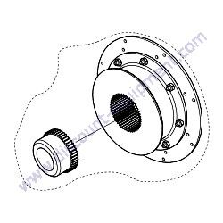 E2924100394 COUPLING Multiquip DIS185SSI4F Air Compressor