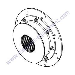 E2924100404 FLANGE Multiquip DIS185SSI4F Air Compressor