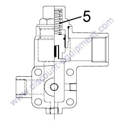REF #5 - E9201300004 SPRING Multiquip DIS185SSI4F Air Compressor