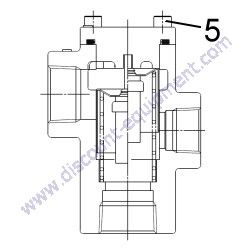REF #5 - Y0018206020 HEX SOCKET HEAD CAP SCREW Multiquip DIS185SSI4F Air Compressor