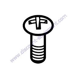 0027105015 MACHINE SCREW Multiquip DIS185SSI4F Air Compressor