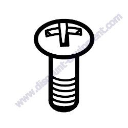 0027104015 MACHINE SCREW Multiquip DIS185SSI4F Air Compressor