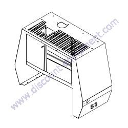E2424002202 FRONT FRAME Multiquip DIS185SSI4F Air Compressor