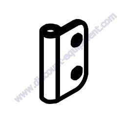 M9112100604 HINGE Multiquip DIS185SSI4F Air Compressor