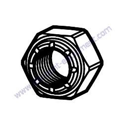 1500265 NUT NYLOC M6 Multiquip TB11-Series Walk-Behind Power Buggy