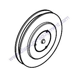 21-3040 PULLEY Multiquip TB11-Series Walk-Behind Power Buggy