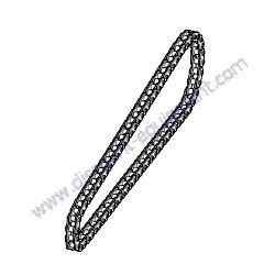 21-2400 CHAIN 2-5/8" Multiquip TB11-Series Walk-Behind Power Buggy